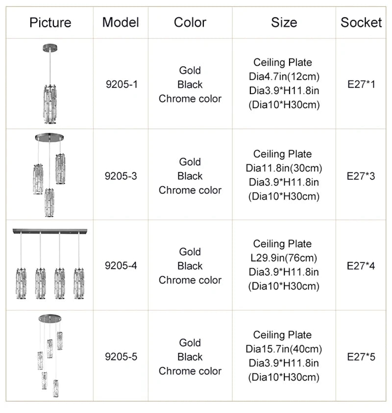 Aurévelle Chandelier