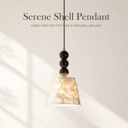NAUTILE Mid-Century Shell Pendant Light