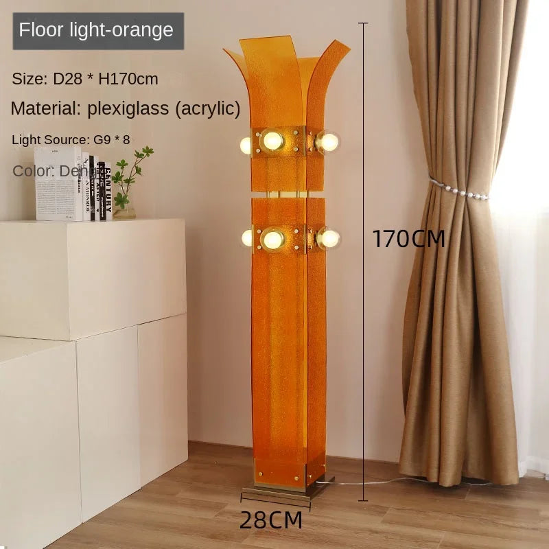 PalmGlow Floor Lamp