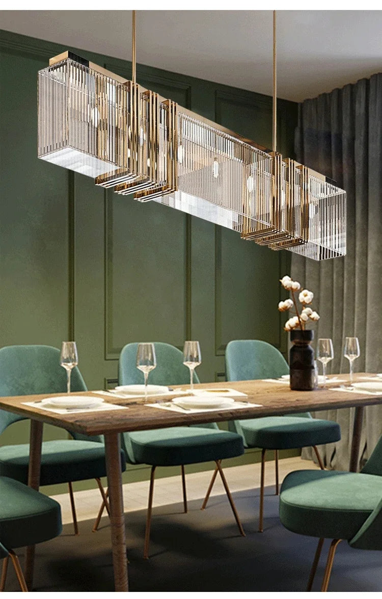 Crystal Horizon Pendant  Chandelier