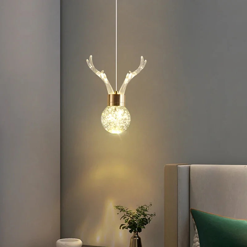 Luminora Bubble  Deer  Chandelier