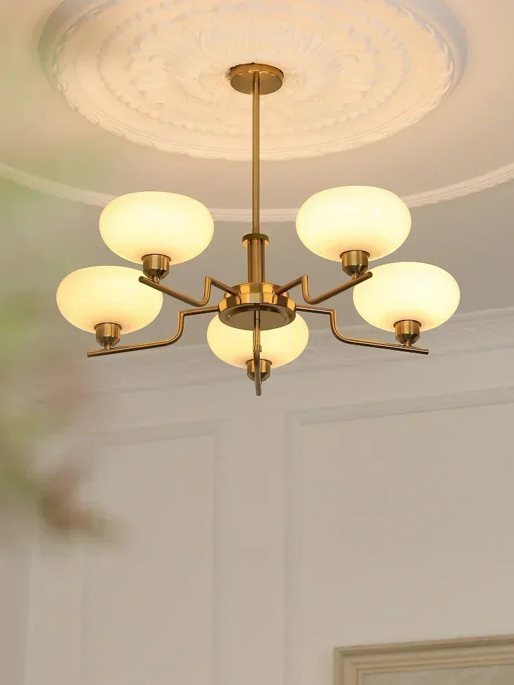 BOLLICINA Glass Globe Cluster Chandelier