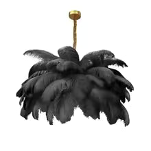 Feather Ostrich Chandelier