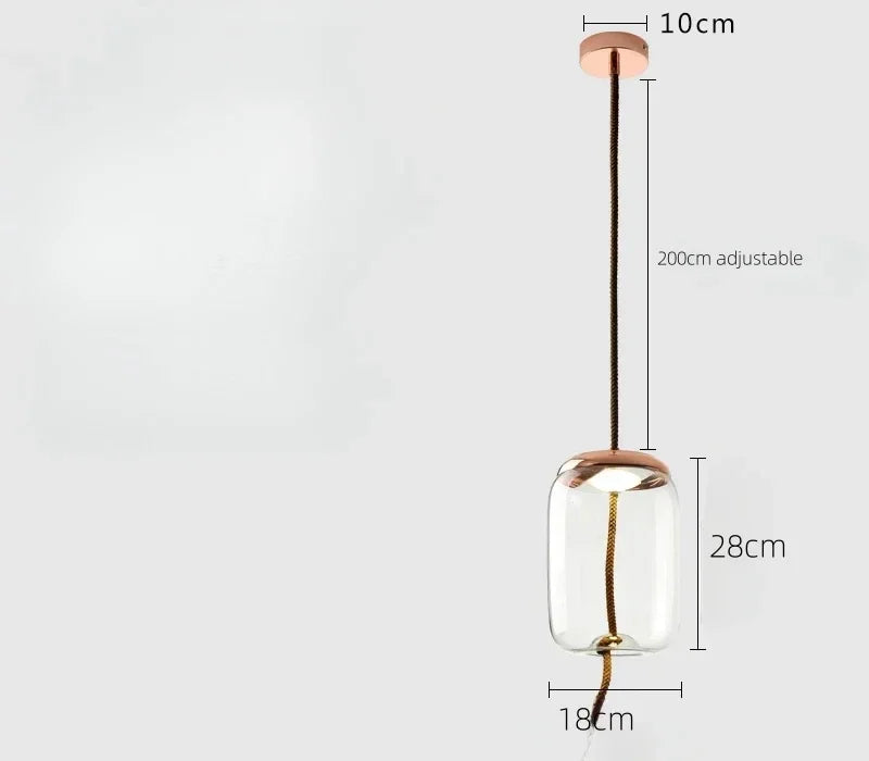 Auraloom Glass Pendant