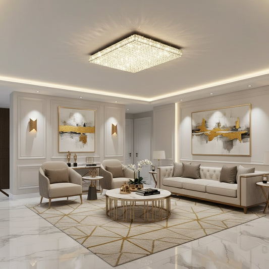 CrystalCube Rubik Ceiling Light