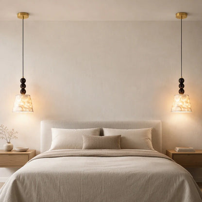 NAUTILE Mid-Century Shell Pendant Light