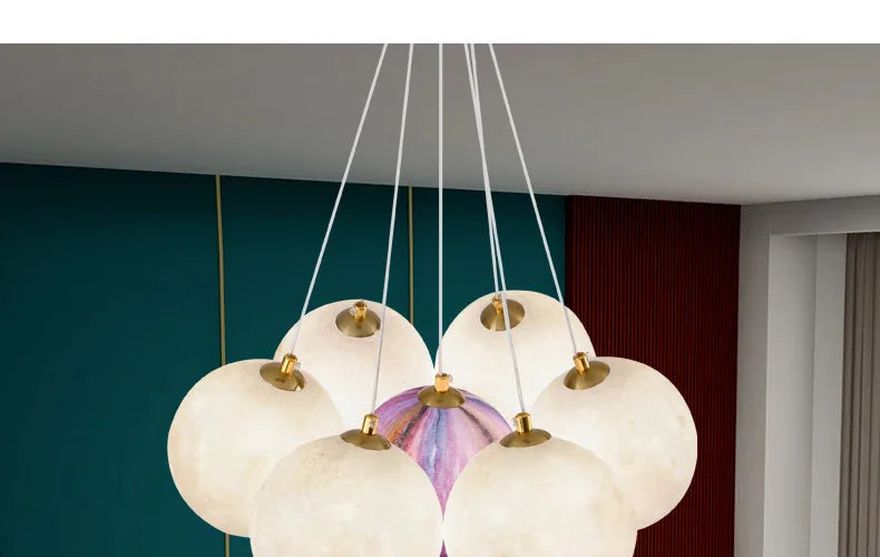 Celestia Moon Cluster Pendant