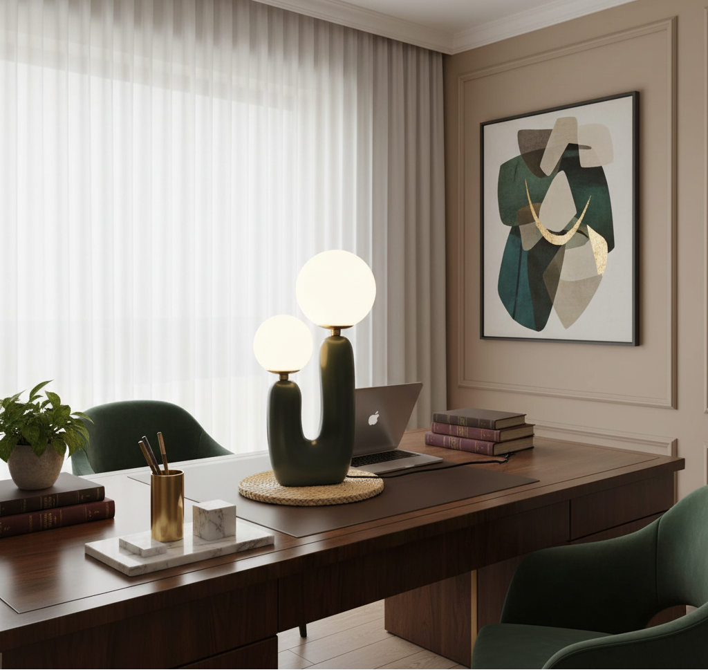 Orb Sculptural Table Lamp