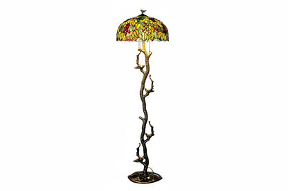 European Retro Glass Floor Lamp