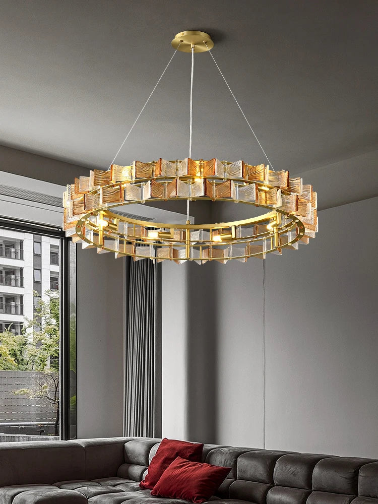 Marbella Blue Orbit Chandelier