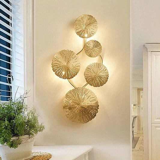Lotus Leaf Wall Sconce