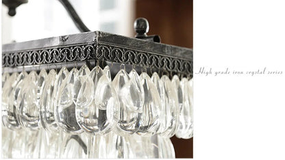 Retro Vintage Crystal Chandelier