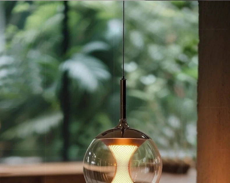 Italian Glass Pendant Light