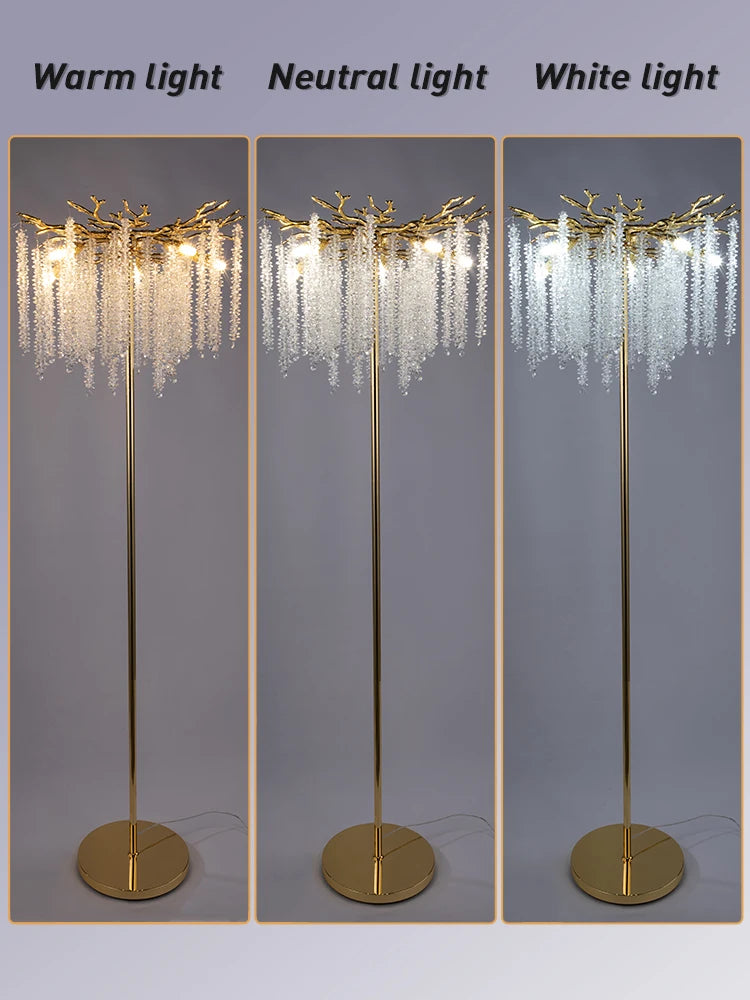 K9 Crystal LED Floor Lamp