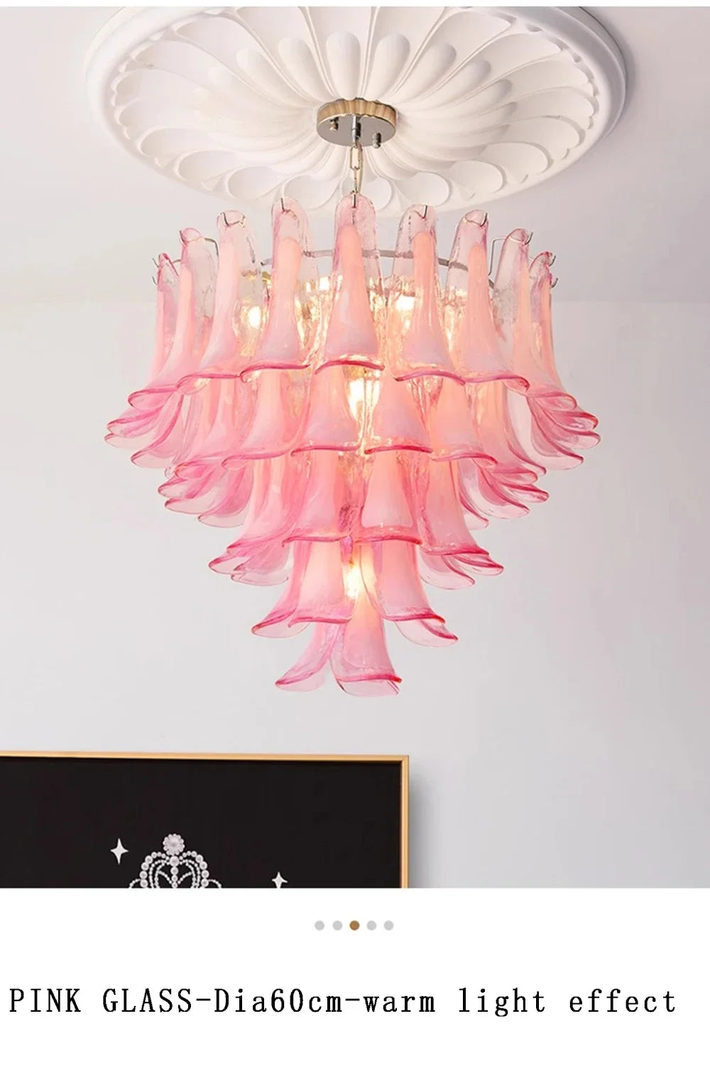 ROSELINE French Glass Chandelier