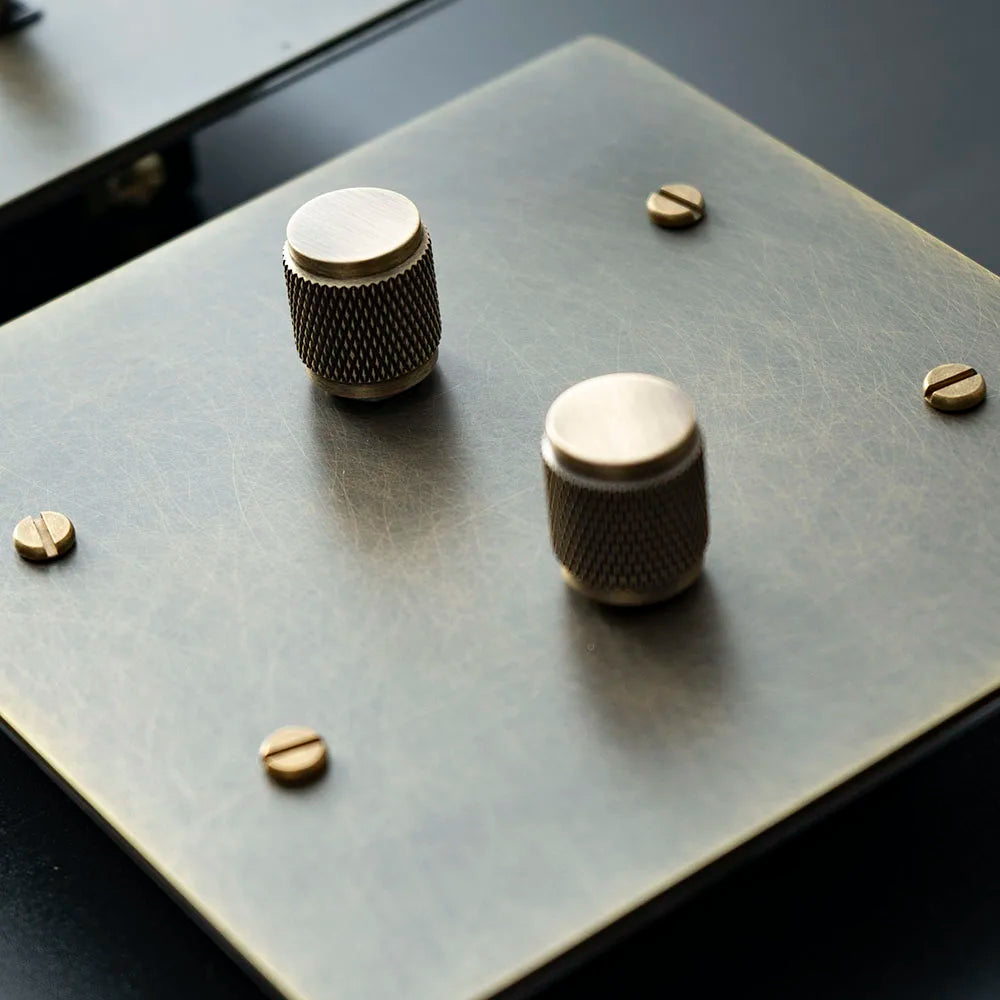 The Brass Dimmer Switch (1–4 Gang)