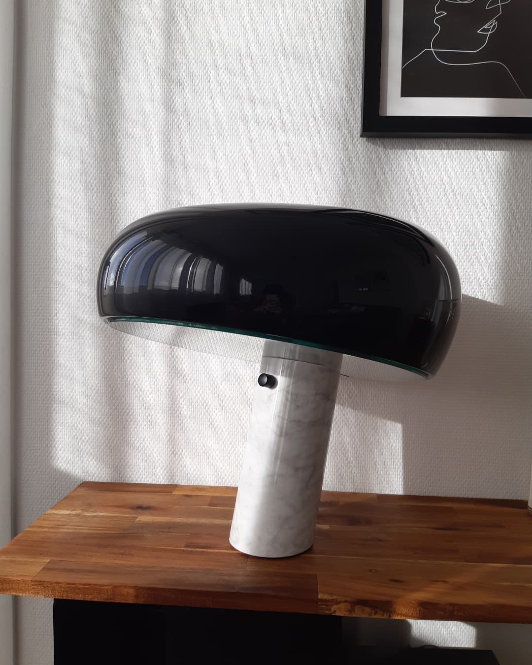 Luna Marble Lamp – Italian Carrara Marble Designer Table Lamp