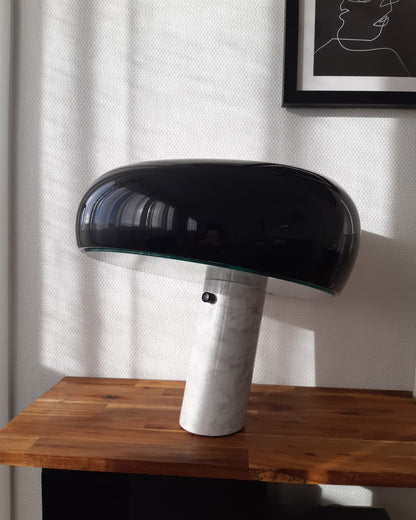 Luna Marble Lamp – Italian Carrara Marble Designer Table Lamp