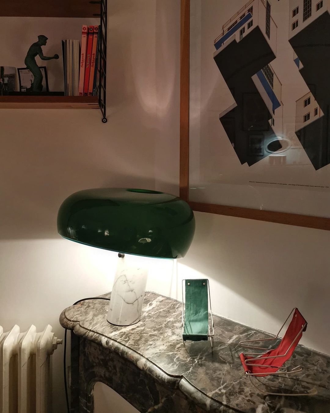 Luna Marble Lamp – Italian Carrara Marble Designer Table Lamp