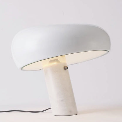 Luna Marble Lamp – Italian Carrara Marble Designer Table Lamp