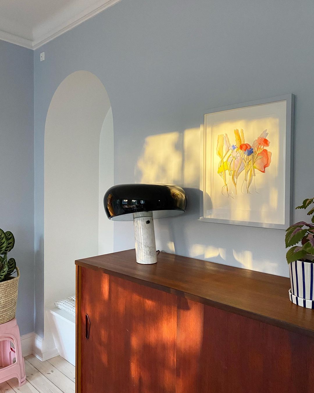 Luna Marble Lamp – Italian Carrara Marble Designer Table Lamp