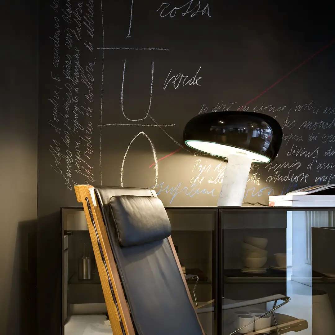 Luna Marble Lamp – Italian Carrara Marble Designer Table Lamp