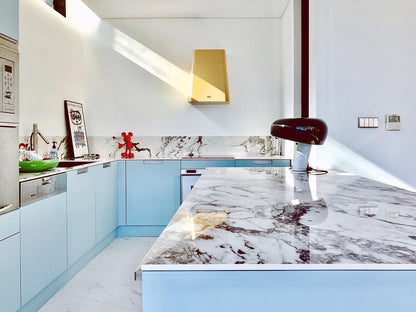 Luna Marble Lamp – Italian Carrara Marble Designer Table Lamp