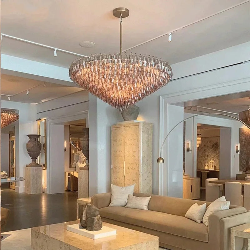 Aurelia Glass Chandelier