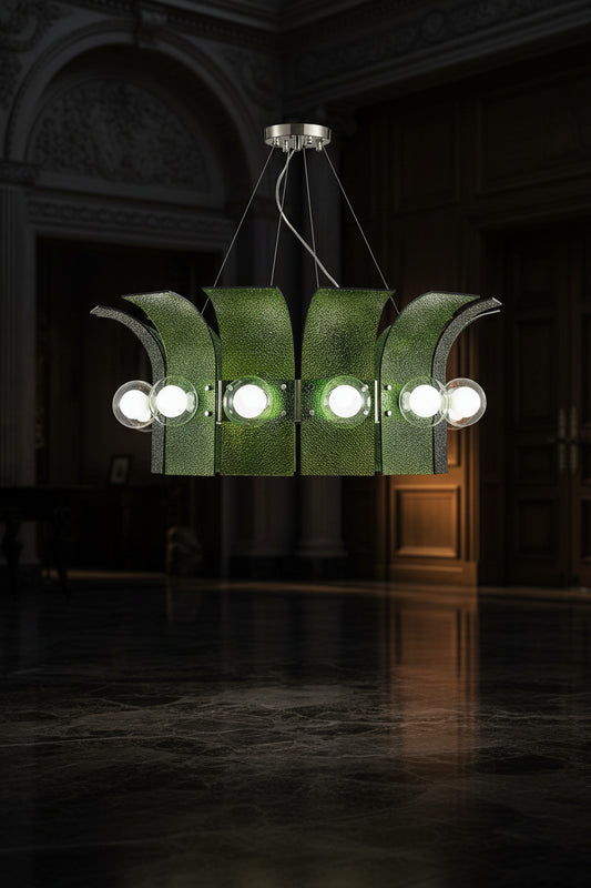 PalmGlow Chandelier