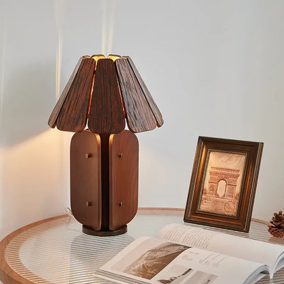 RADICA Wabi-Sabi Solid Wood Table Lamp