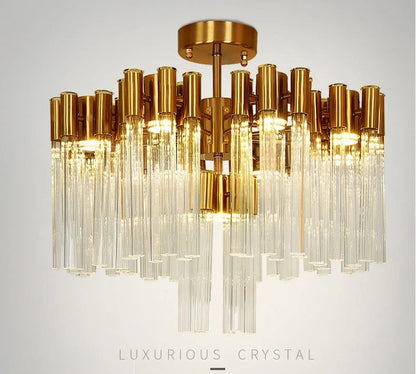 Aurora Blossom Glass Chandelier