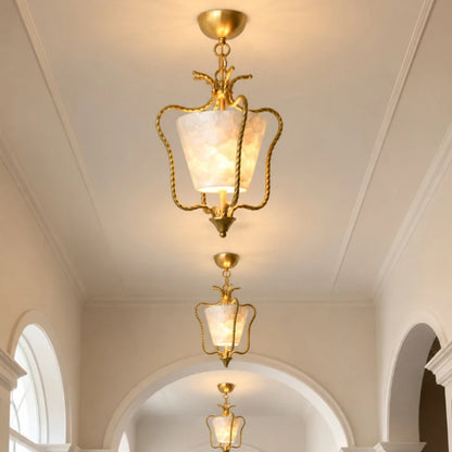 OSTRELLA Natural Shell Pendant Light