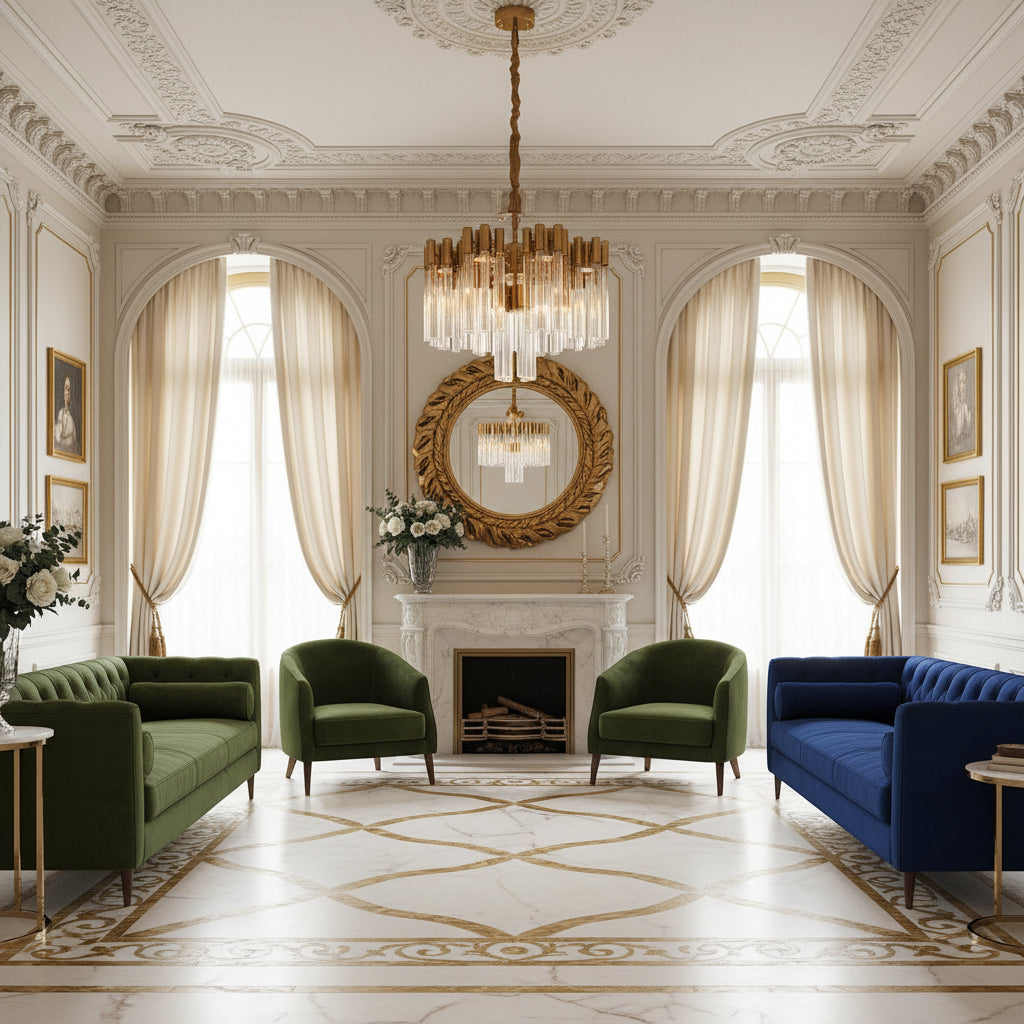 Aurora Blossom Glass Chandelier