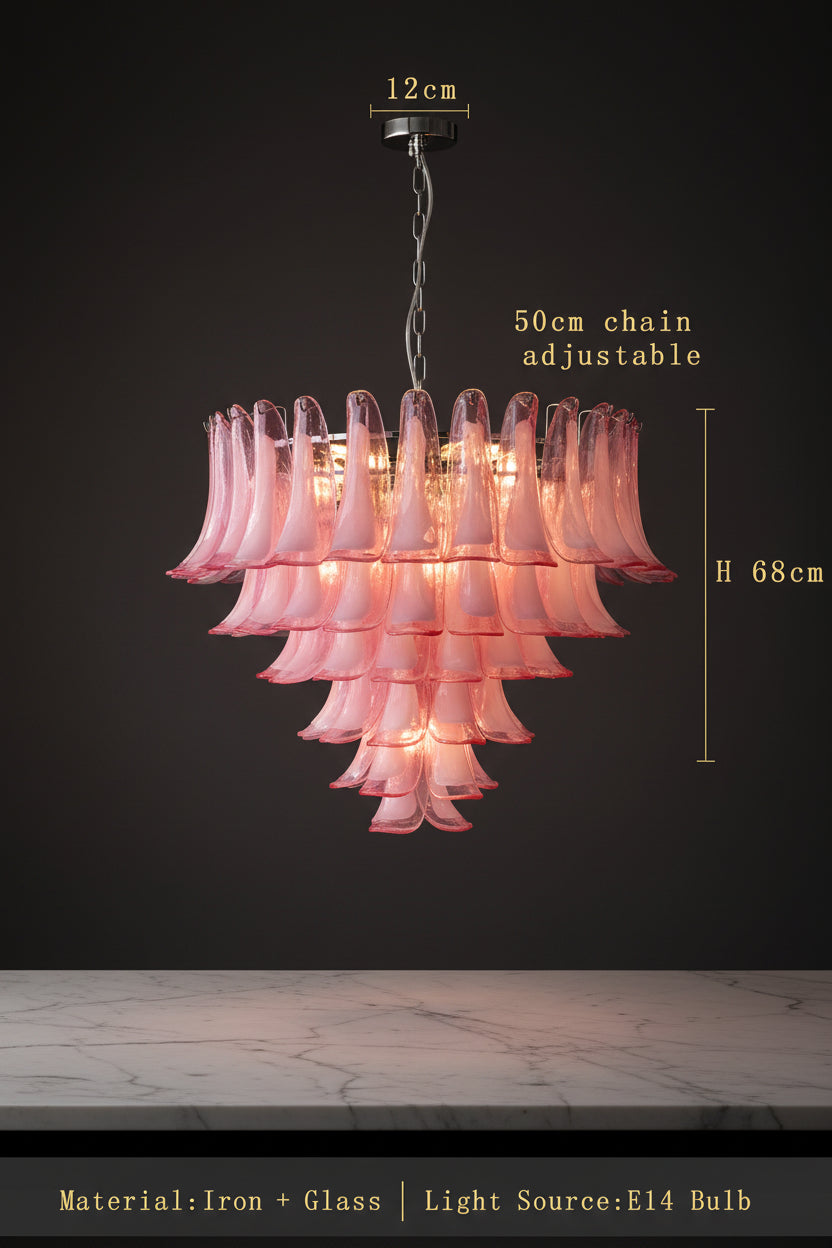 ROSELINE French Glass Chandelier