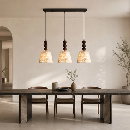 NAUTILE Mid-Century Shell Pendant Light