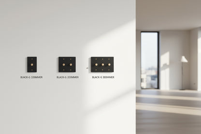 The Brass Dimmer Switch (1–4 Gang)