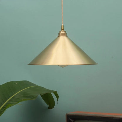 CAMPANA Brass Cone Pendant Light
