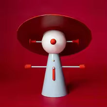 contemporary LED table lamp,