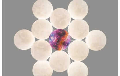 Celestia Moon Cluster Pendant