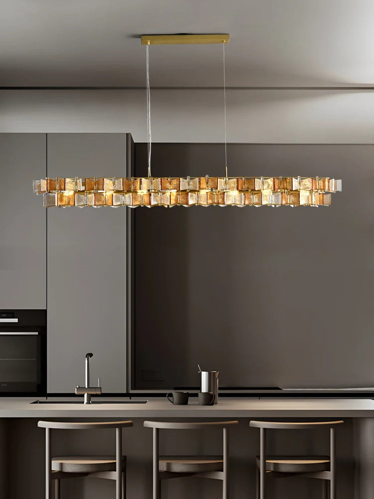 Marbella Blue Orbit Chandelier