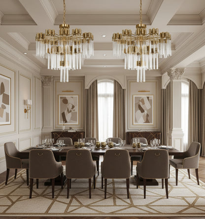 Aurora Blossom Glass Chandelier