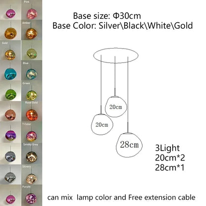 Melt Round Pendant System
