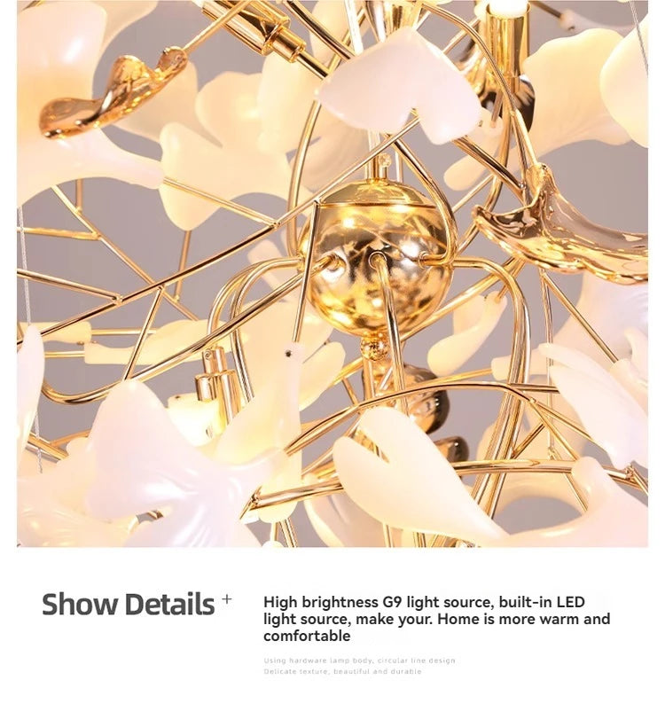 Ginkgo  Chandelier