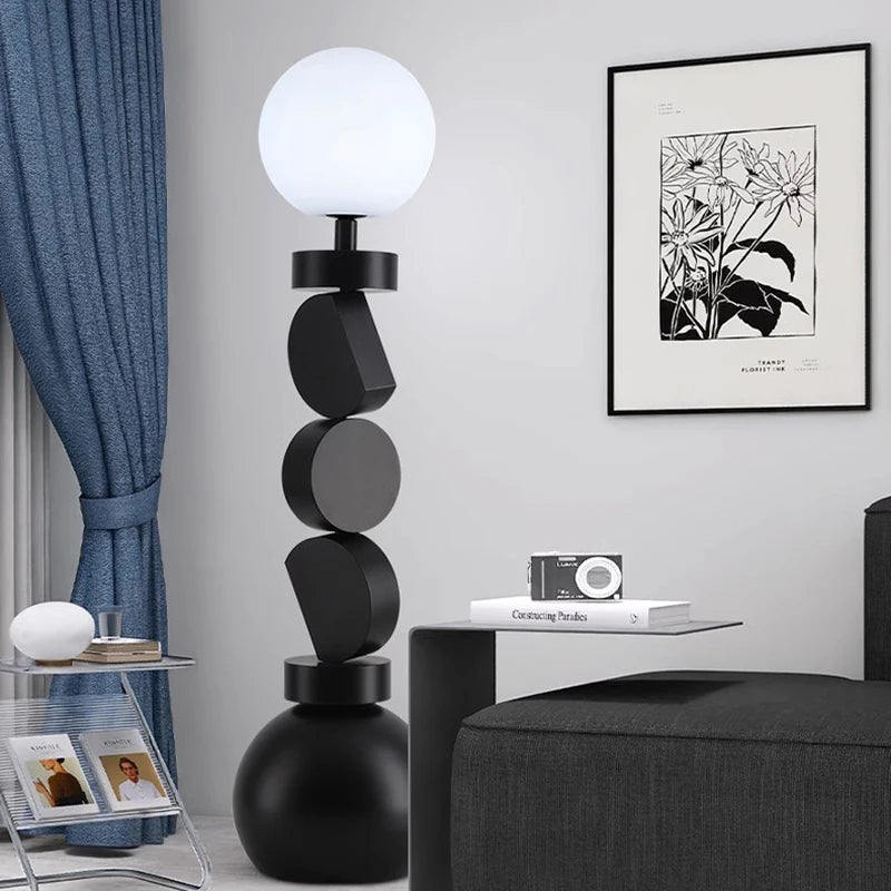 Obsidian Aura  Floor Lamp