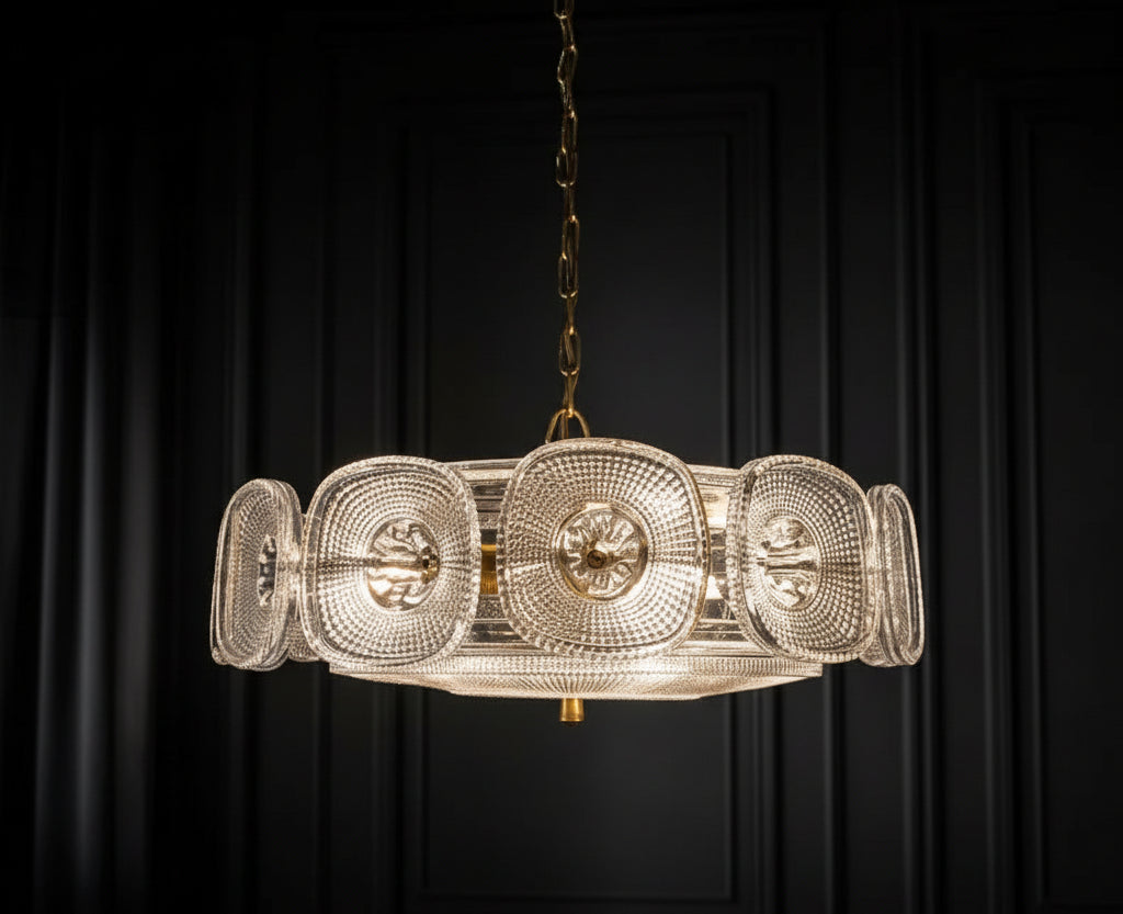 Crystal Orb Chandelier