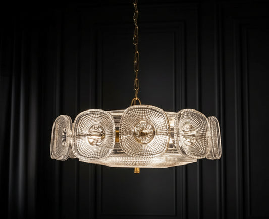 Crystal Orb Chandelier