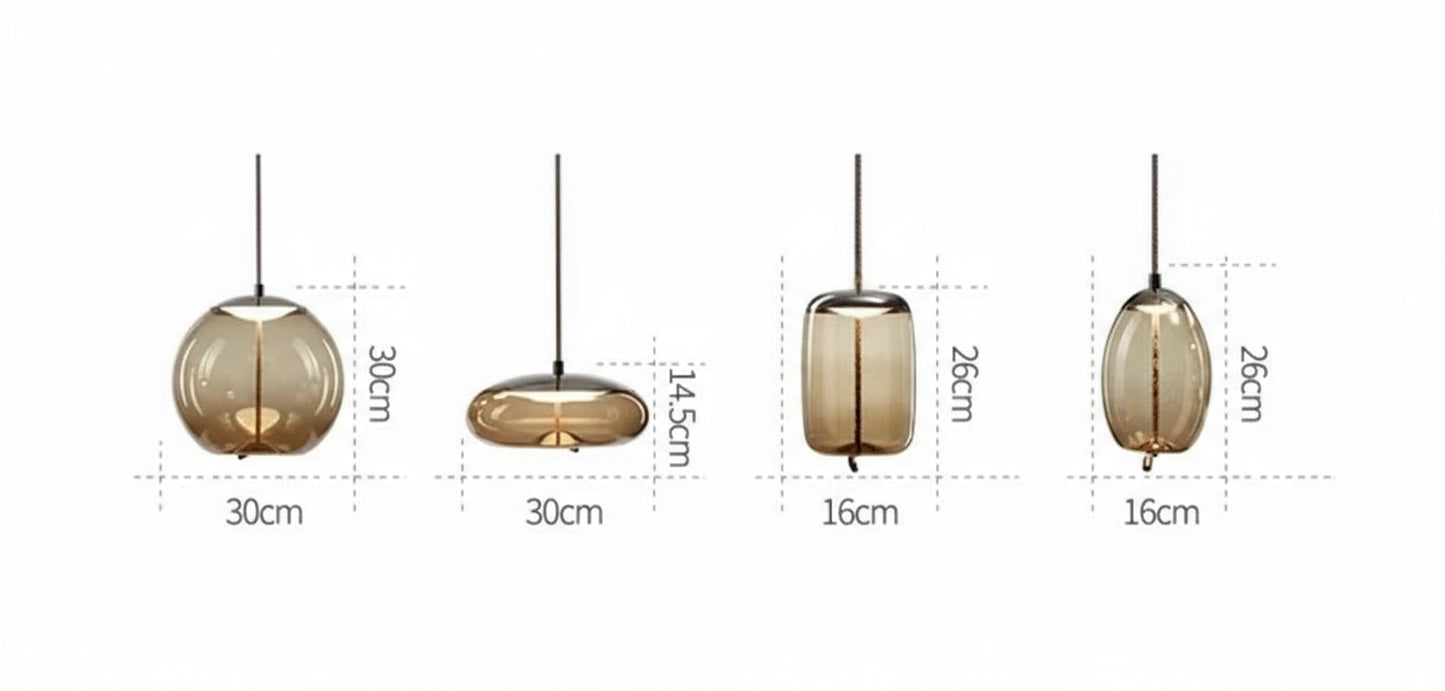 Auraloom Glass Pendant