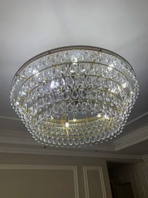 Retro Vintage Crystal Chandelier