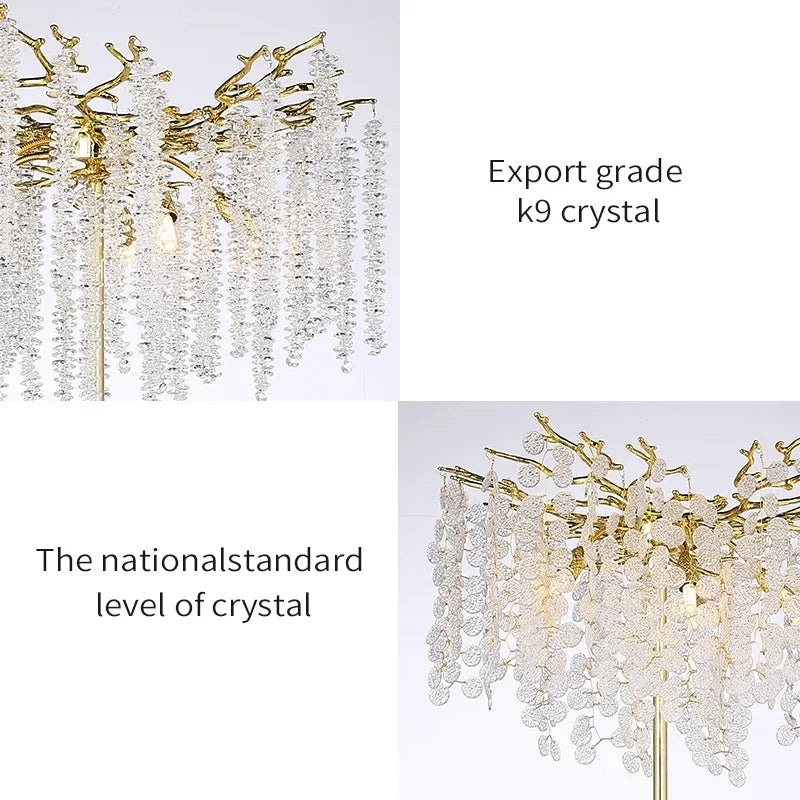 K9 Crystal LED Floor Lamp