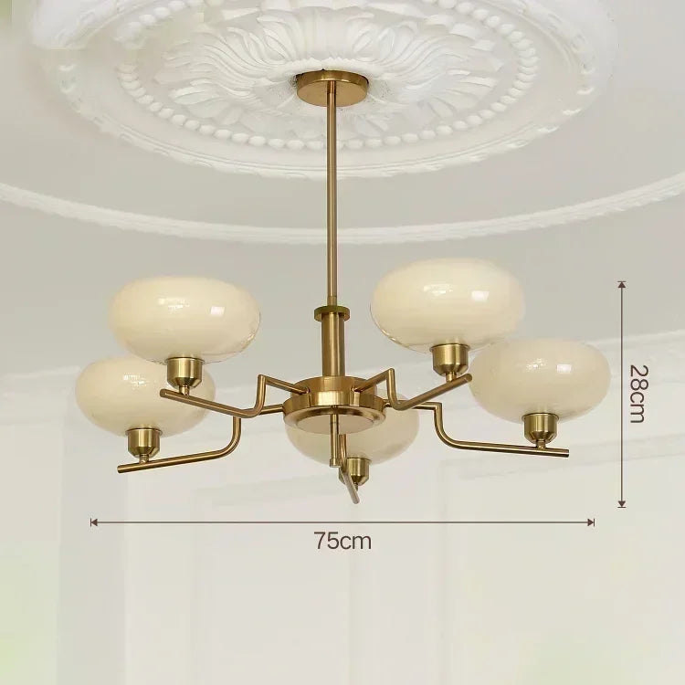 BOLLICINA Glass Globe Cluster Chandelier